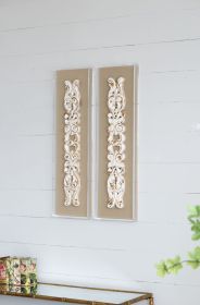 S/2 9.3x1.6x31.3" Wall Art, Wall DÃ©cor for Living Room Dining Room Bedroom Office Entryway