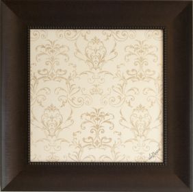 Dry Erase Magnetic Message Board framed Brown Small Contrast  Home and Office Organization