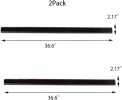 Door Draft Stopper with Felt Cloth Reduce Noise, 36.6" Rubber Door Sweep Breeze Blocker, Adjustable Under Door Draft Stoppers, Soundproofing for Doors