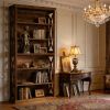 Independent bookshelf display rack, suitable for wooden bookshelves in home offices, living rooms, and bedrooms,