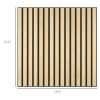 24" x 24" Wood Panels for Wall, 4 Pack Acoustic Panels, Sound Absorbing Slat Wall for Wall Decor, Home, Oak
