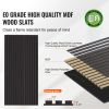 Wood Slat Acoustic Panels, 23.6 x 47.2 inch, MDF Accent Wooden Wall Panels for Modern Interior Wall Decor