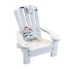 Beach Chair Home Decoration Creative Cute Ocean Beach Chair Ornament Wooden Craft Mini Miniature Kids Toy DecoraciÃ³n Hogar