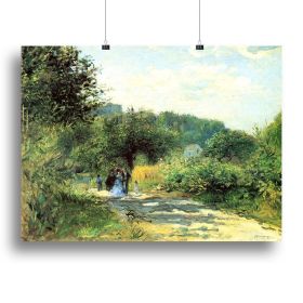 Road to Louveciennes by Renoir Canvas Print or Poster (type: Poster Print, size: 16" x 12" / 42cm x 30cm (approx))