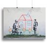 Banksy Play House Canvas Print or Poster