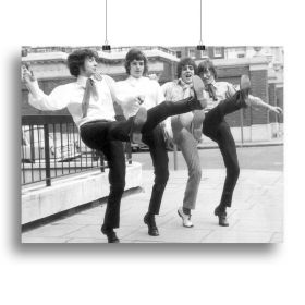 Pink Floyd in 1967 Canvas Print or Poster (type: Standard Framed Canvas Print, size: 12" x 8" / 30cm x 20cm (approx))
