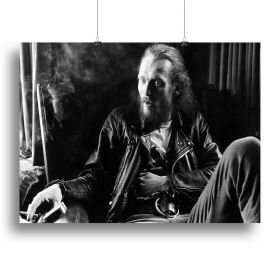 Ginger Baker Canvas Print or Poster (type: Standard Framed Canvas Print, size: 12" x 8" / 30cm x 20cm (approx))