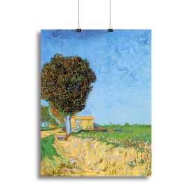 A Lane near Arles by Van Gogh Canvas Print or Poster (type: Poster Print, size: 28" x 20" / 70cm x 50cm (approx))