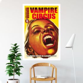 horror line vampire circus poster wall art (type: Poster, size: Portrait 16 x 24 inches)