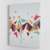 Abstract texture with triangles Canvas Print or Poster
