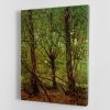 Trees and Undergrowth by Van Gogh Canvas Print or Poster