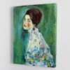 Portrait of a Lady by Klimt Canvas Print or Poster