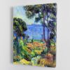 Land scape by Cezanne Canvas Print or Poster